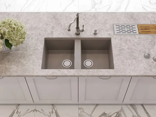 Кухонная мойка Omoikiri Kitagawa 83-2-U-GR Artceramic/leningrad grey