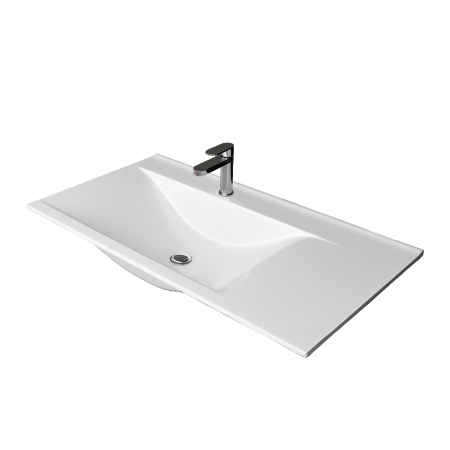 4627173210713 Раковина Madera Pulsus 90x45 L см литьевой мрамор 4627173210713 Раковина Madera Pulsus 90x45 L см литьевой мрамор