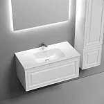 Тумба под раковину Sancos Very VR90W, 90 см подвесная, Bianco
