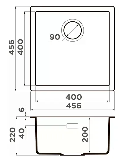 Кухонная мойка Omoikiri Yamakawa 45T Integra-CH Tetogranit/шампань