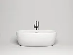 Ванна Salini Luce 100121MF, 170 х 86 см, из искусственного камня S-Stone, цвет белый матовый, покраска по RAL полностью