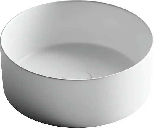 Раковина Ceramicanova Element CN6032MW 35.8 x 35.8 x 13.7 см, накладная, круглая, без перелива, сантехфарфор