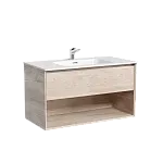 Тумба под раковину Sancos Marmi 1.0 MR1.090EG, 90 см подвесная, цвет дуб галифакс натуральный