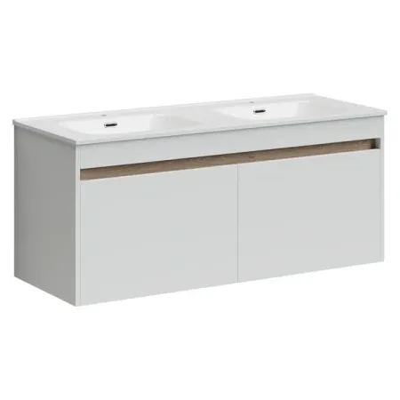 Тумба под раковину Sancos Smart 120, подвесная, белый глянец, SM120-2W
