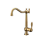 Смеситель PAULMARK RETRO Re213226-G, (золото)