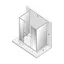 Душевой уголок New Trendy NEW CORRINA 140x80x195 (var 2)