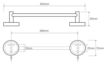 Полотенцедержатель Bemeta Omega 104104042 Полотенцедержатель Bemeta Omega 104104042