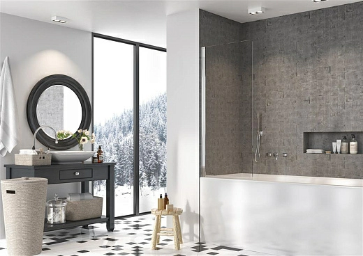 Шторка на ванну Radaway Nes PNJ 50R (прозрачное) Шторка на ванну Radaway Nes PNJ 50R (прозрачное)