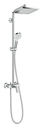 Душевая стойка Hansgrohe Crometta E 240 1jet Showerpipe 27284000 Душевая стойка Hansgrohe Crometta E 240 1jet Showerpipe 27284000
